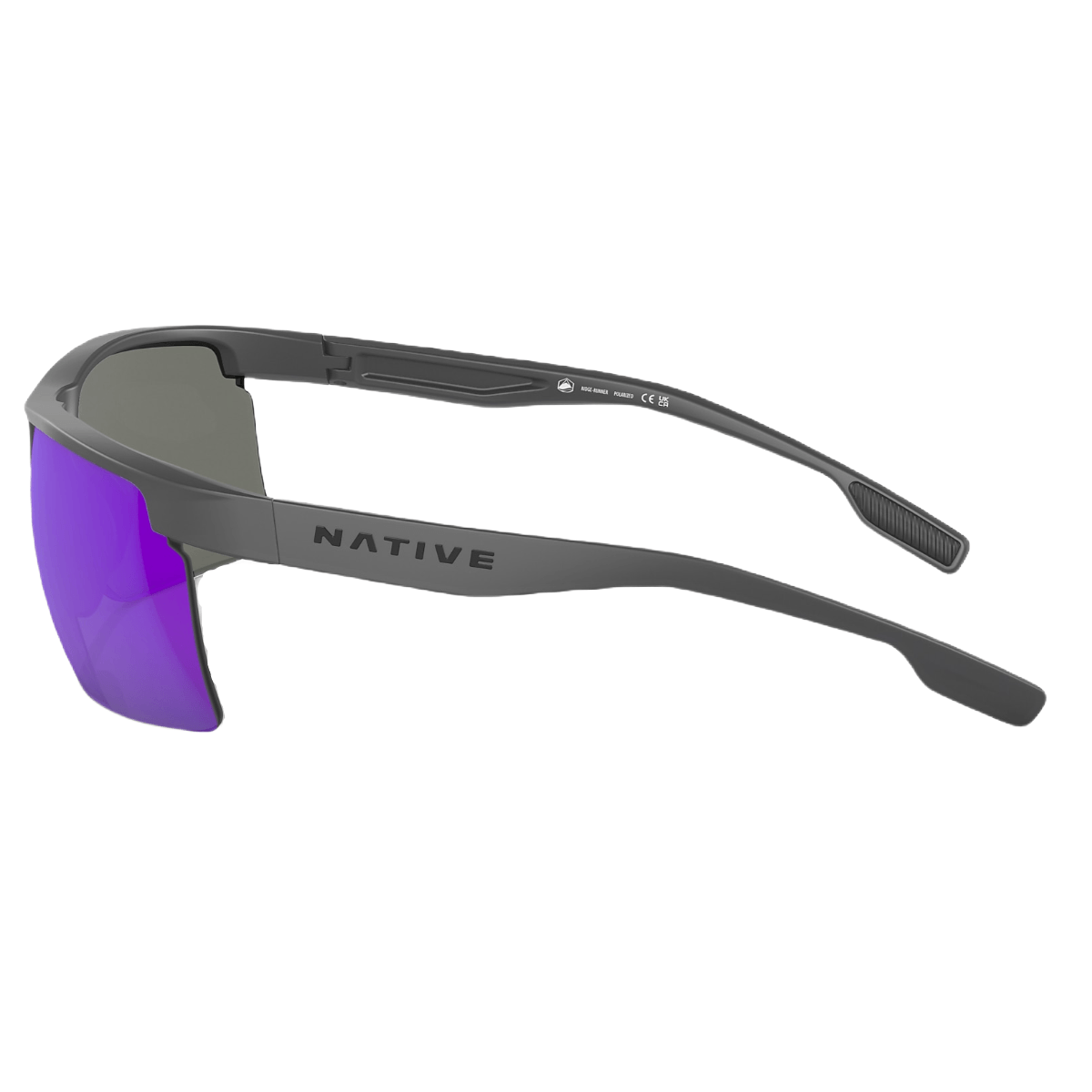 Native Eyewear Ridge-Runner Sunglasses - Matte Black Polarized