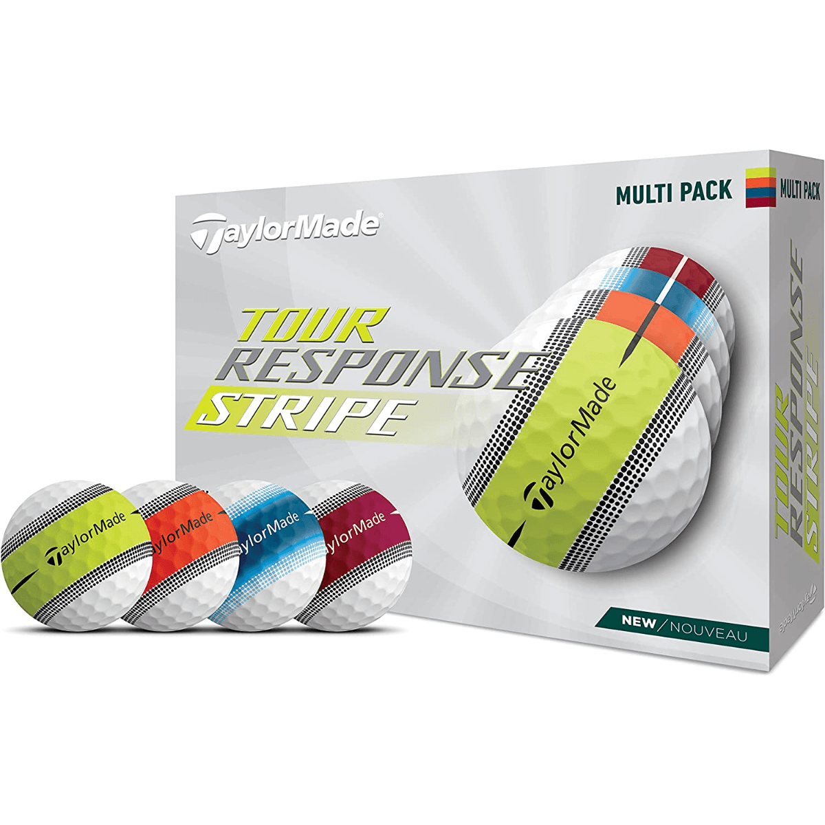 TaylorMade Tour Response Stripe Golf Ball - Als.com