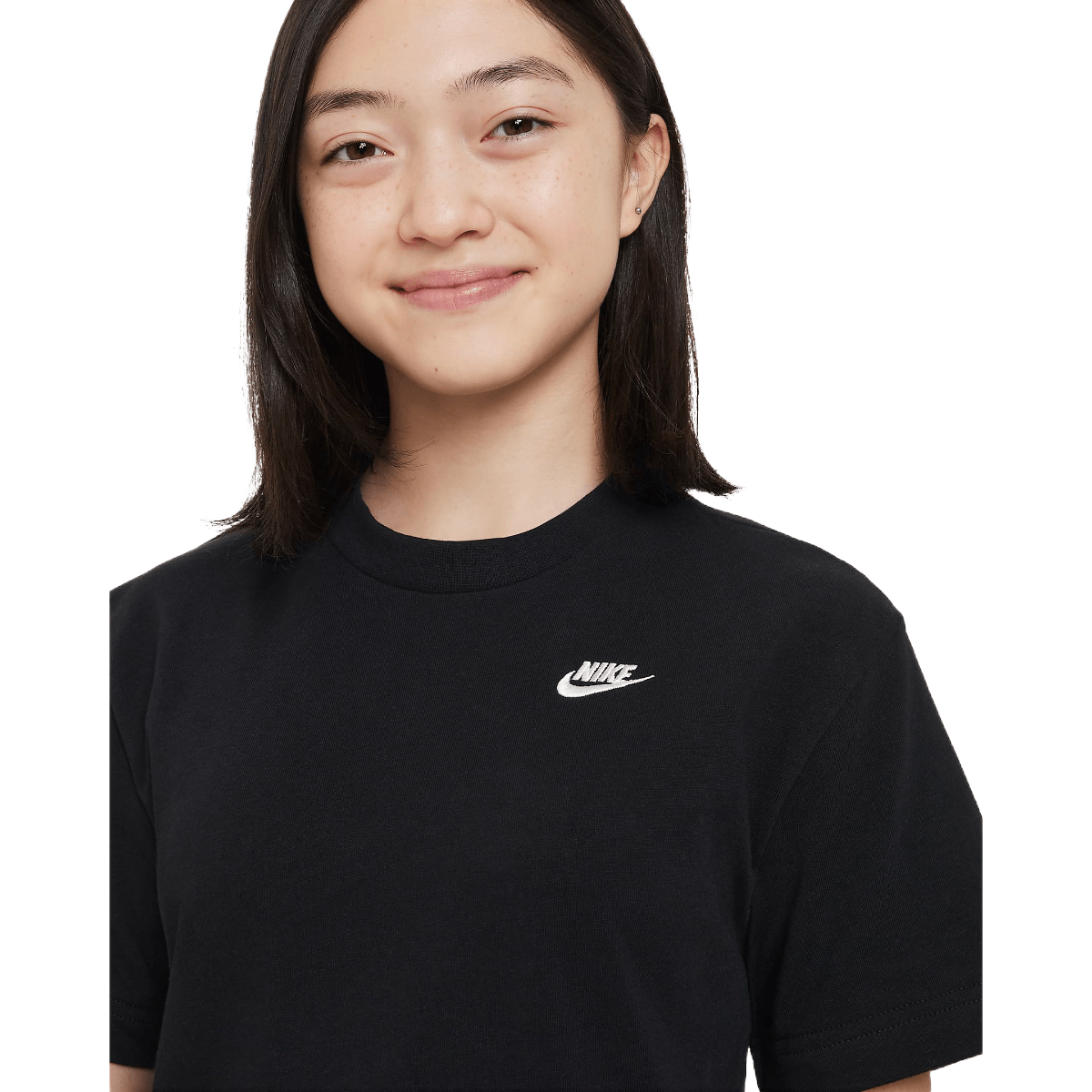 Nike t-shirt dress white online