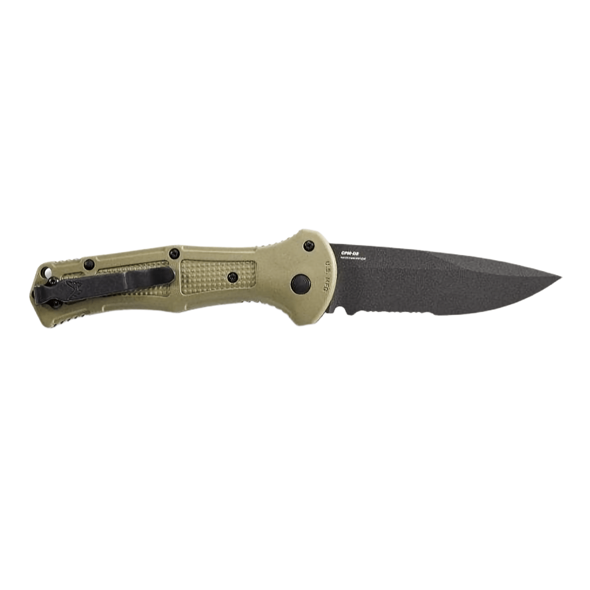 BENCH-CLAYMORE-AUTO-DROP-POINT-KNIFE---Ranger-Green.jpg