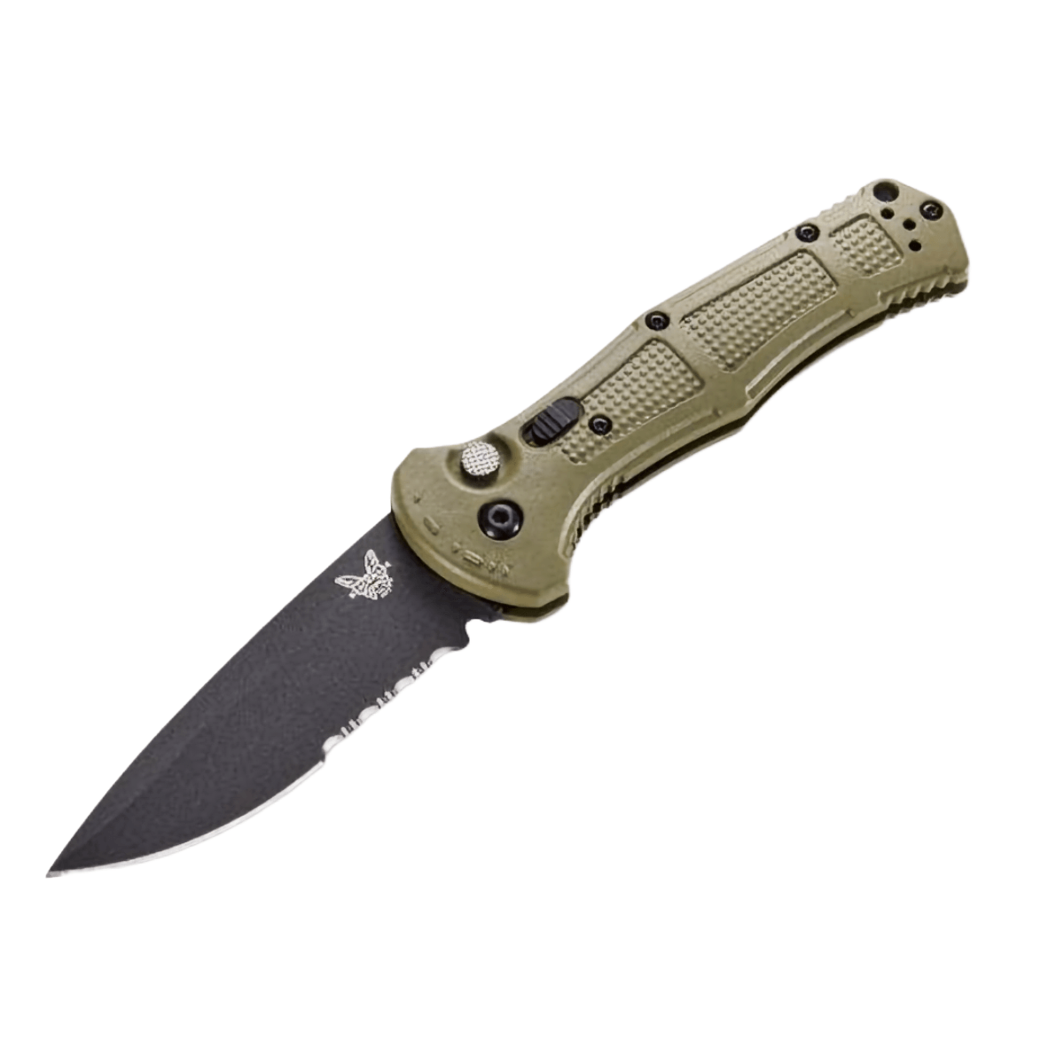 BENCH-CLAYMORE-AUTO-DROP-POINT-KNIFE---Ranger-Green.jpg