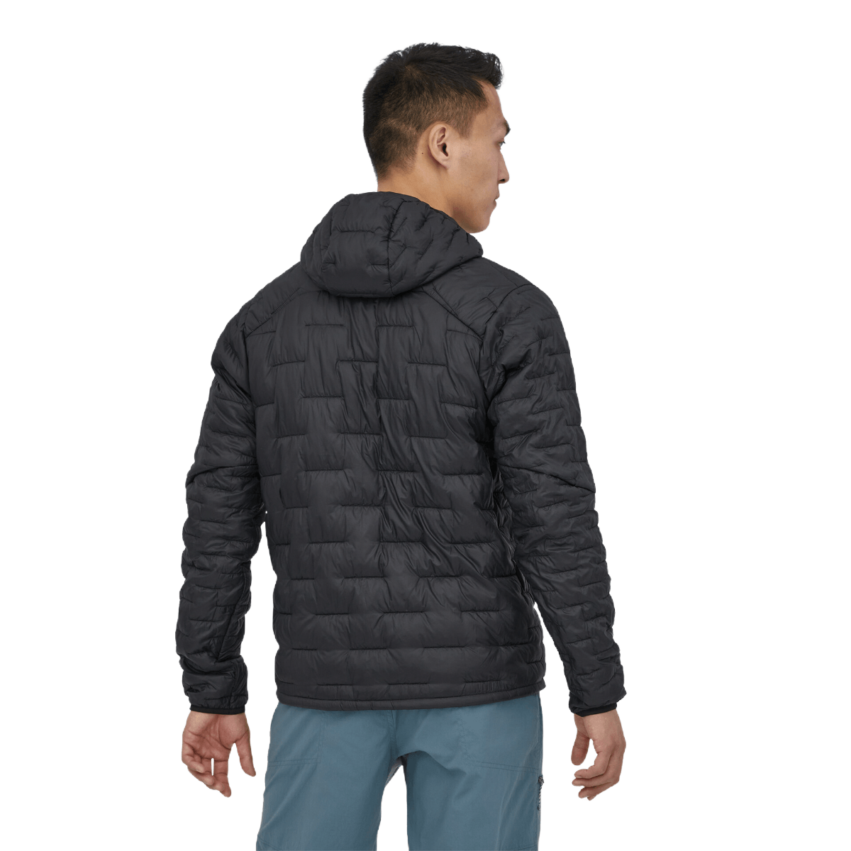 Patagonia micro puff hoody black hotsell