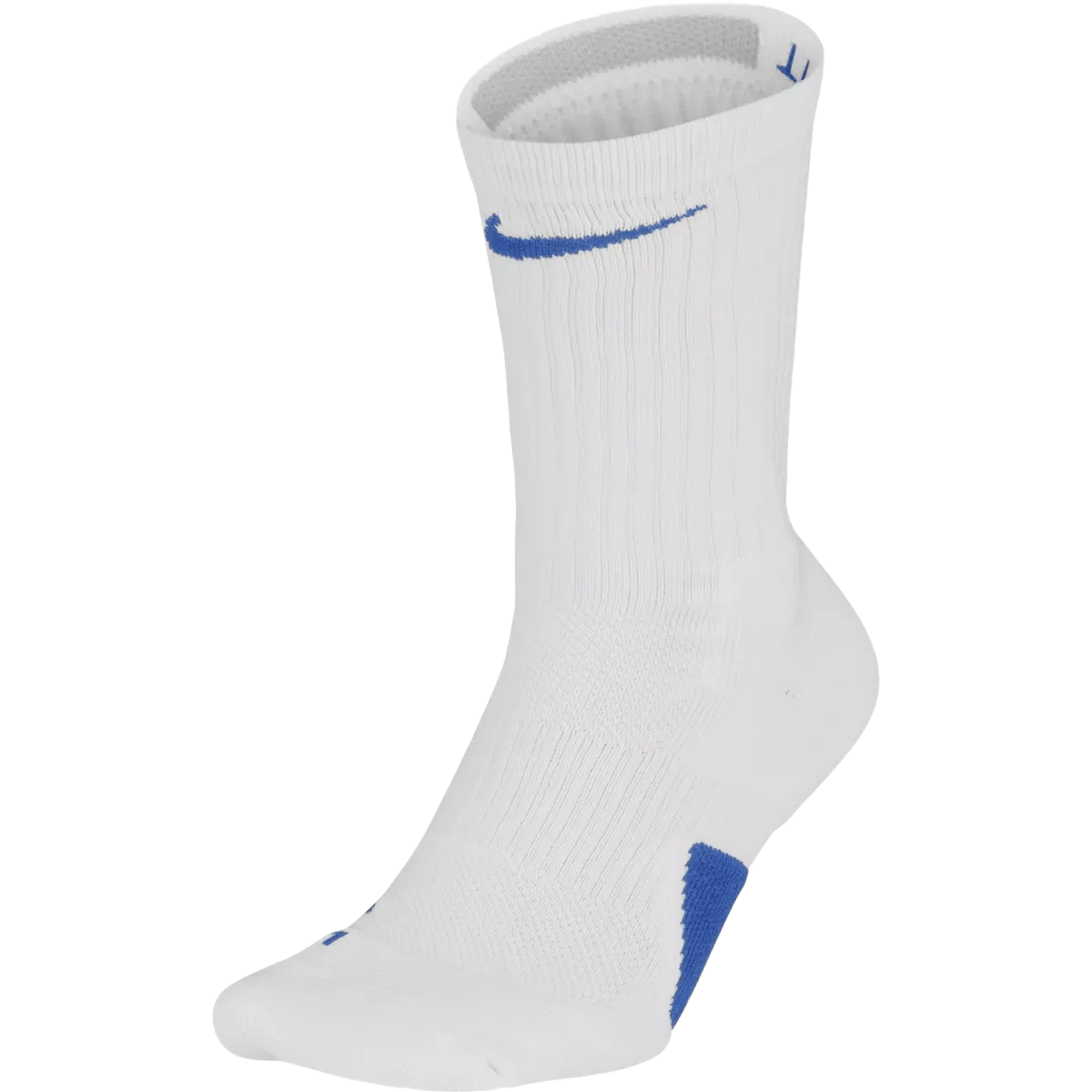 Nike Elite Crew Basketball Socks White Navy S