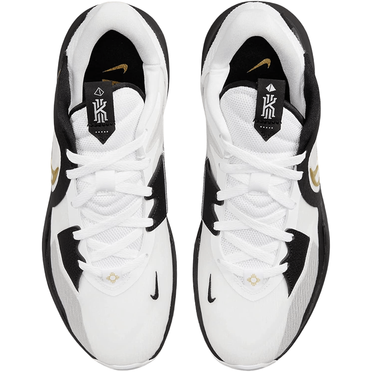 White / Metallic Gold / Black 9 10.5 Regular / D