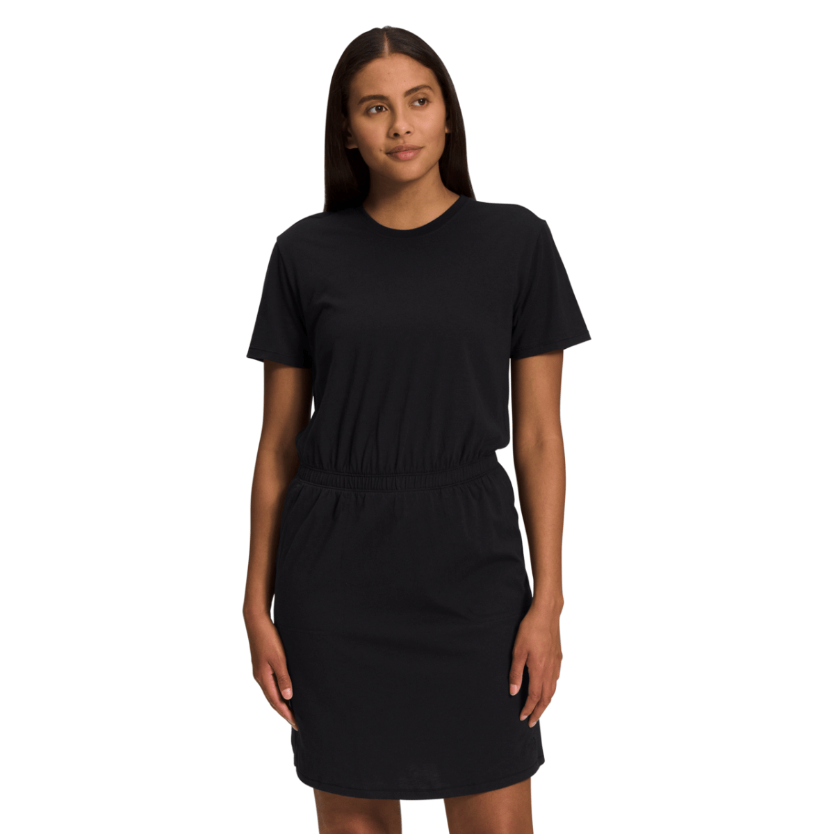 ★★THE NORTH FACE★★ Women's TNF Korean Short Sleeve Round The North Face Plus Size Dune Sky Short Sleeve Tee Shirt