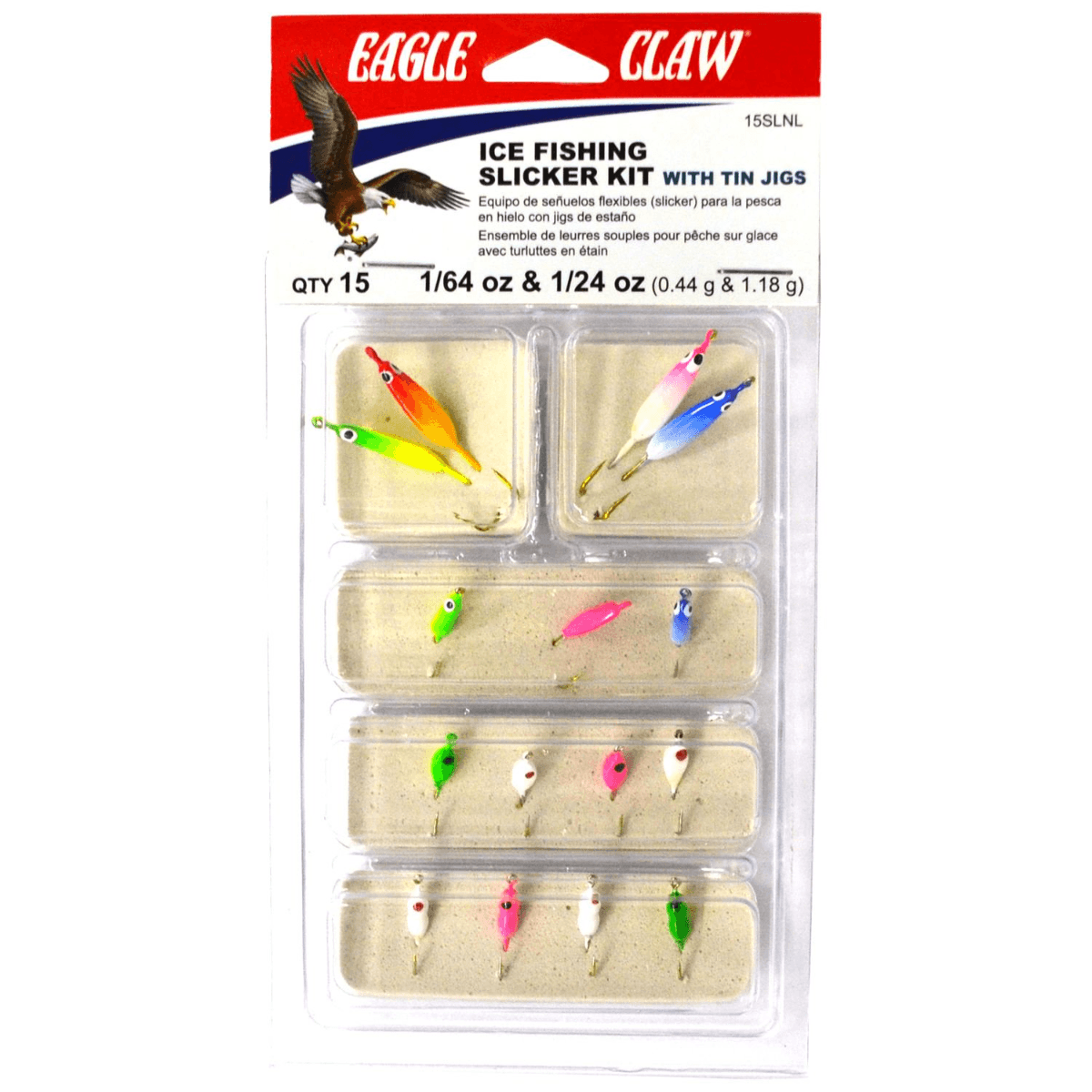 ルアー・フライ TAKE handmadelures take king premium Eagle Claw 15 Piece Slicker Jig Kit - Als.com