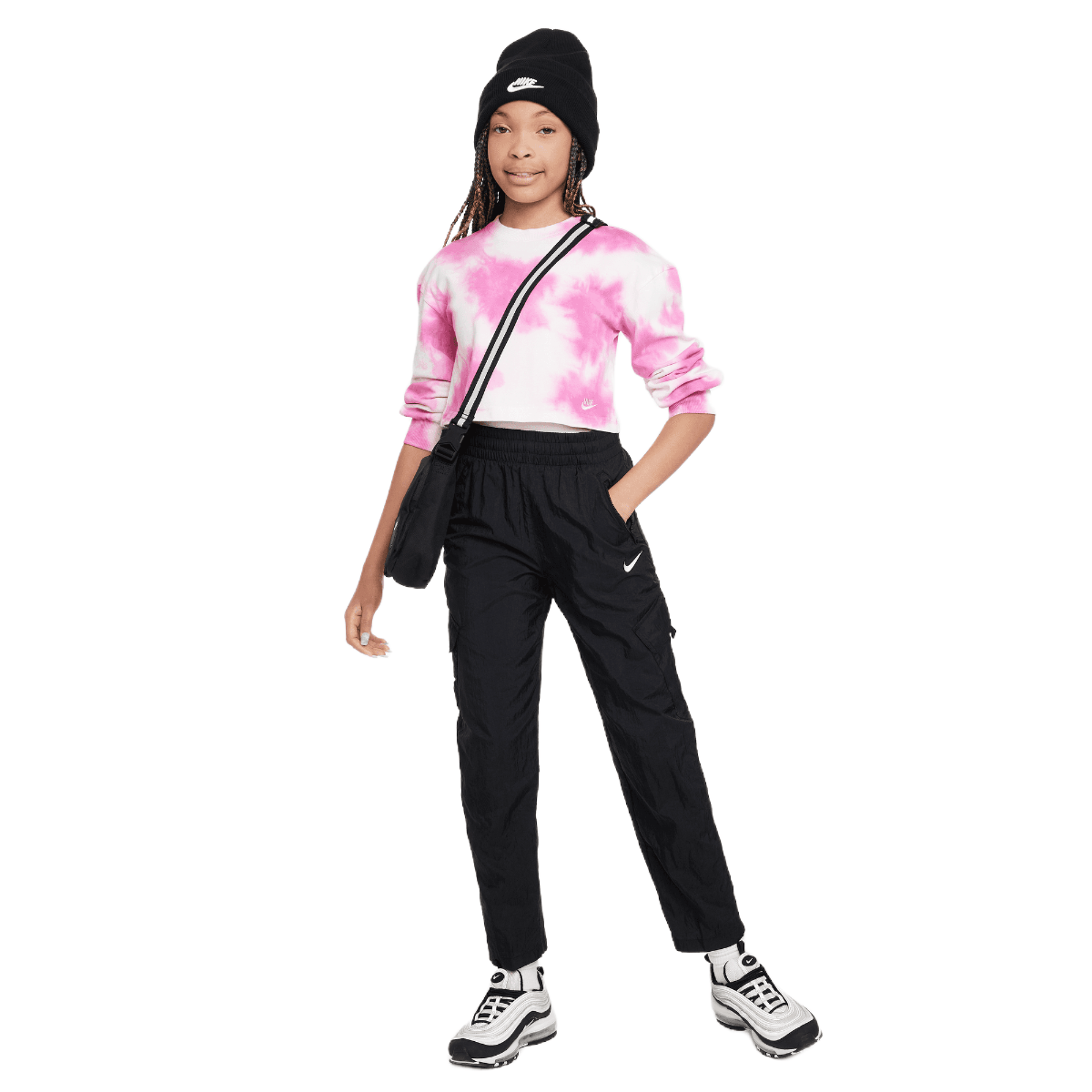 上下セット◆可愛い◆【NIKE】Nike Polo & High-Waisted Pants Nike Sportswear High-Waisted Woven Cargo Pant - Girls' - Als.com