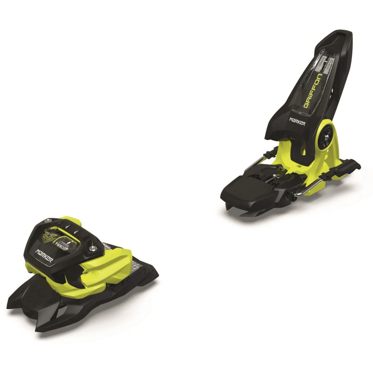 MARKER　GRIFFON 13　BLACK/YELLOW　ブレーキ選択可 MARKER Griffon 13 ID Ski Bindings - Als.com