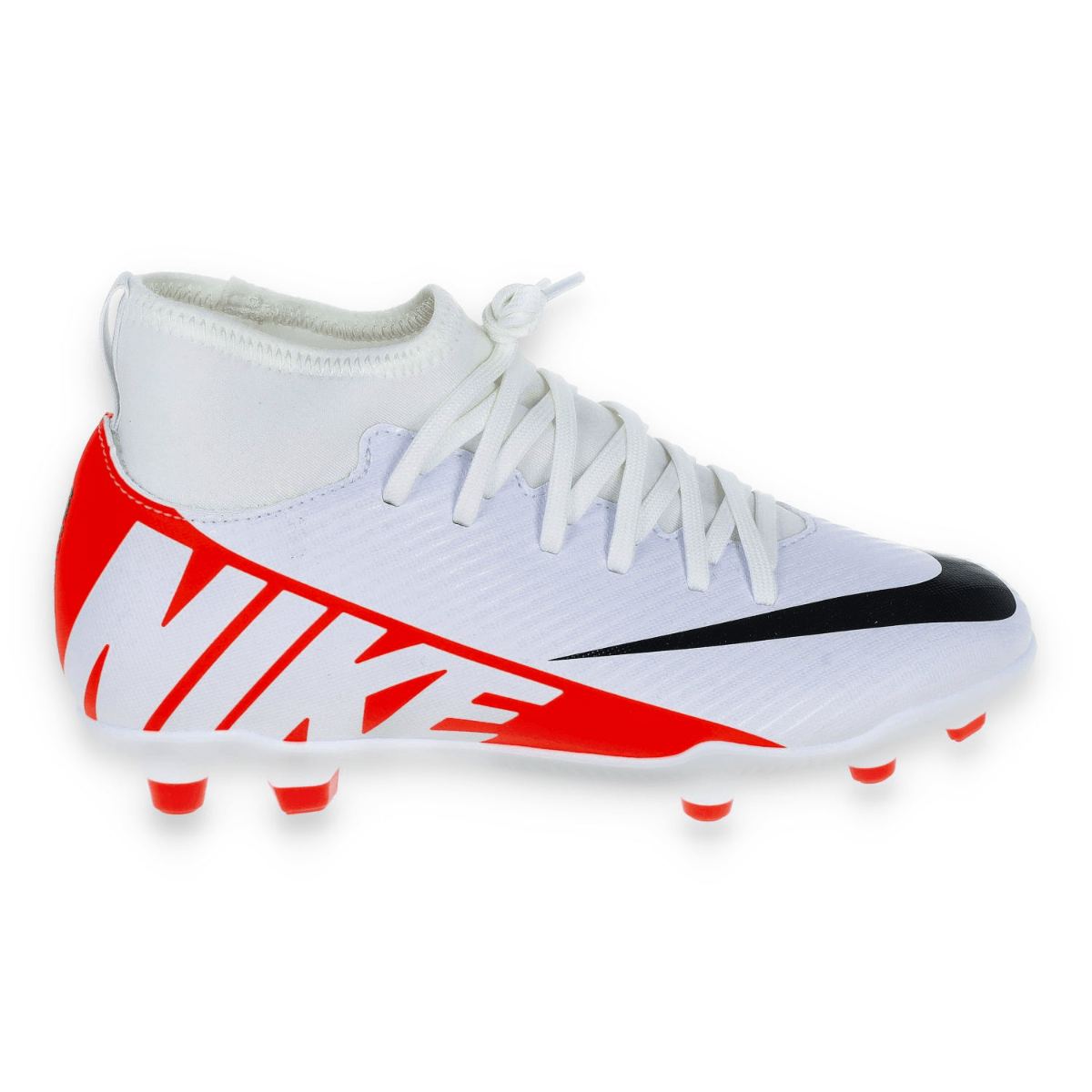 nike mercurial white and red