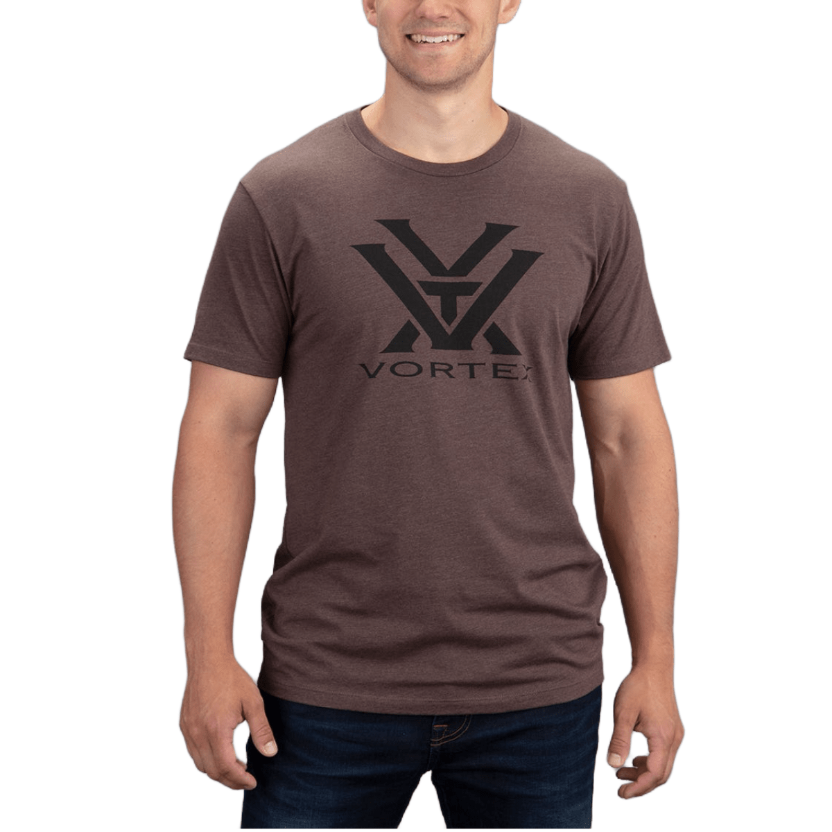Vortex Optics Core Al's Logo T-Shirt - Brown Heather M