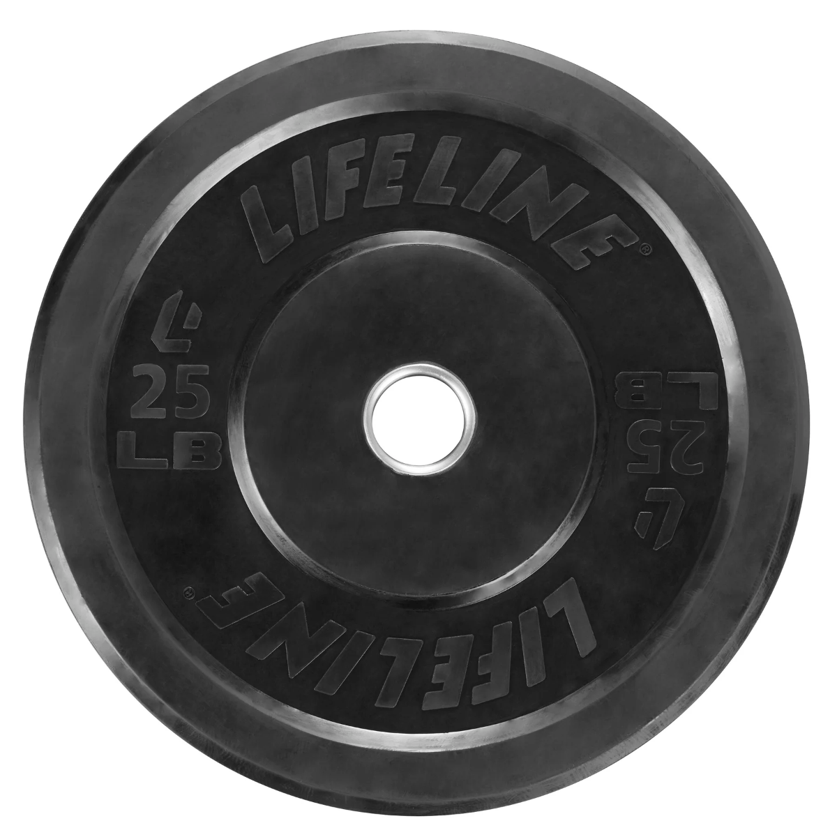 Lifeline Fitness Olympic Rubber Bumper Plate - 35 lb