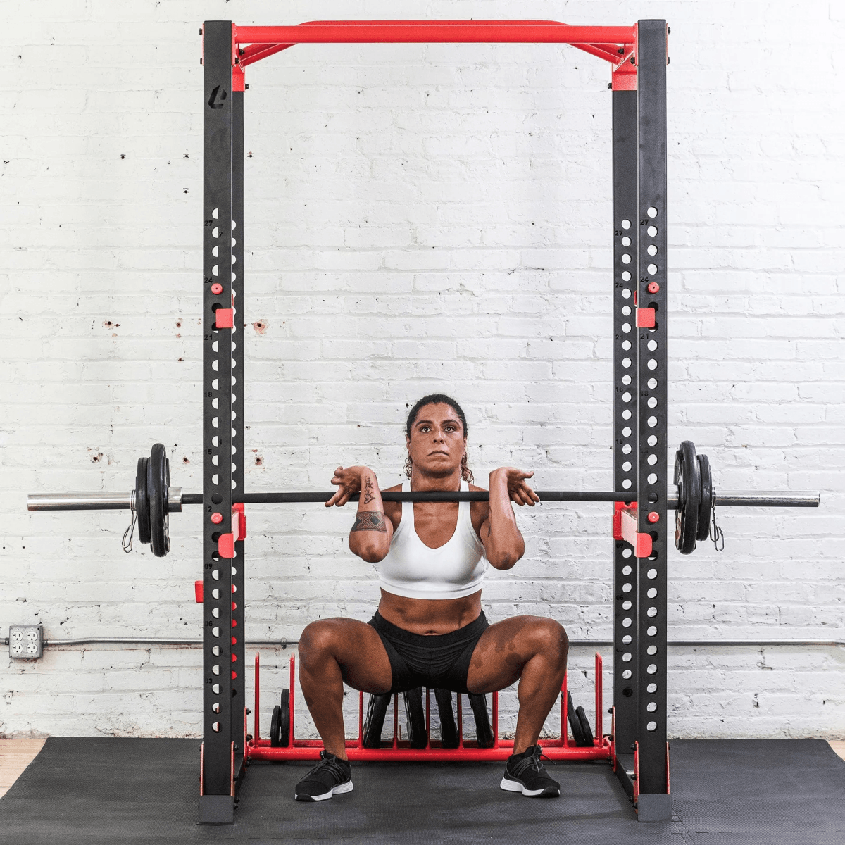 Lifeline Fitness Olympic Rubber Grip Plate - 35 lb