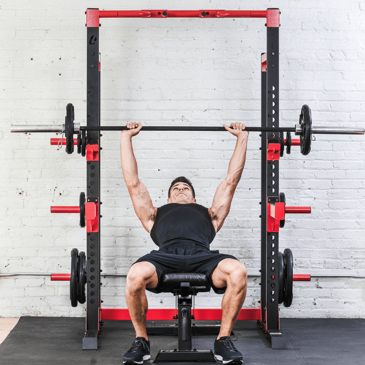 Lifeline Fitness Olympic Rubber Grip Plate - 35 lb
