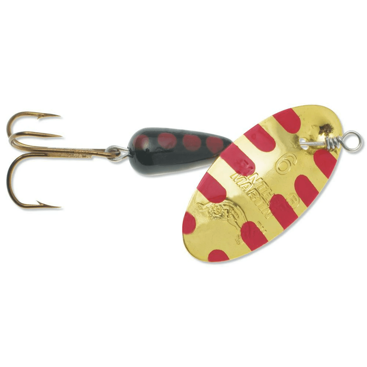 Panther Martin Nature Series Inline Spinner - White Minnow 1/8 oz #4 Blade