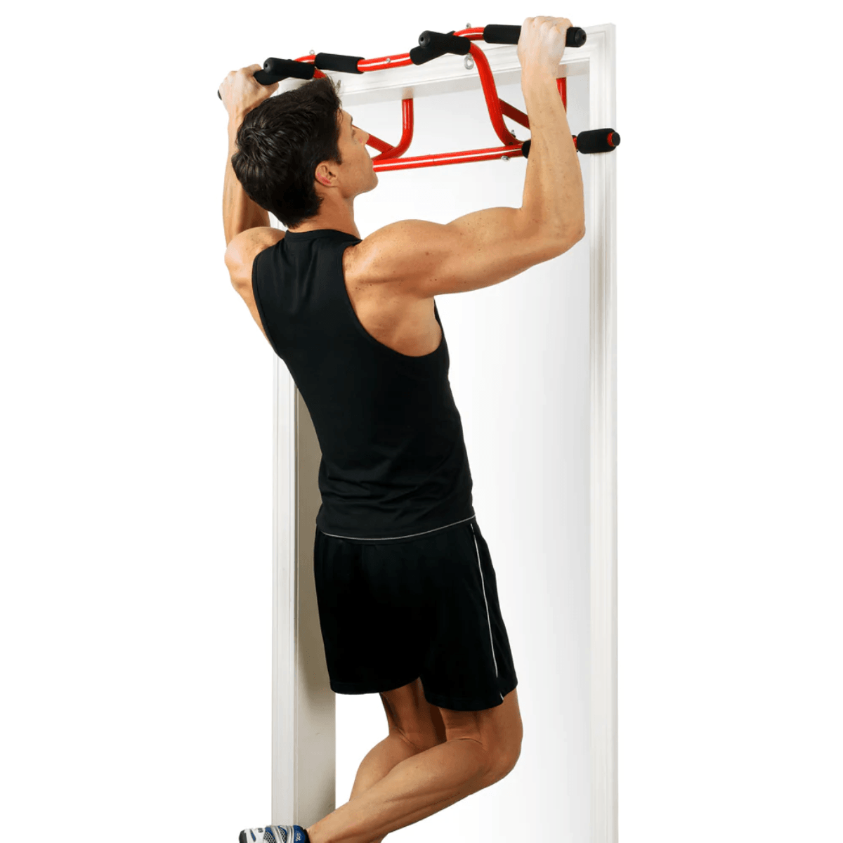 GoFit Elevated Chin Up Station - Red