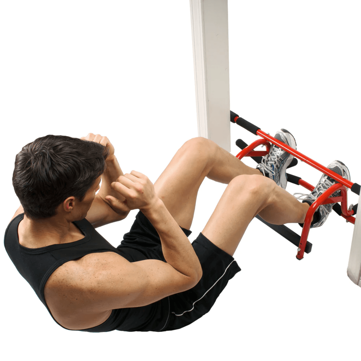 GoFit Elevated Chin Up Station - Red