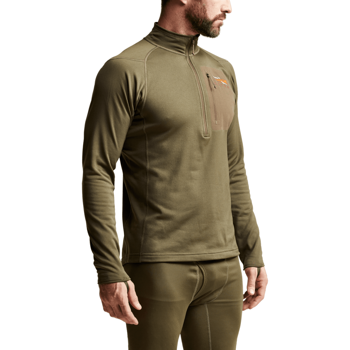 SITKA Core Midweight Zip-T Pullover - Men's - Pyrite XXL – image 3 of 7