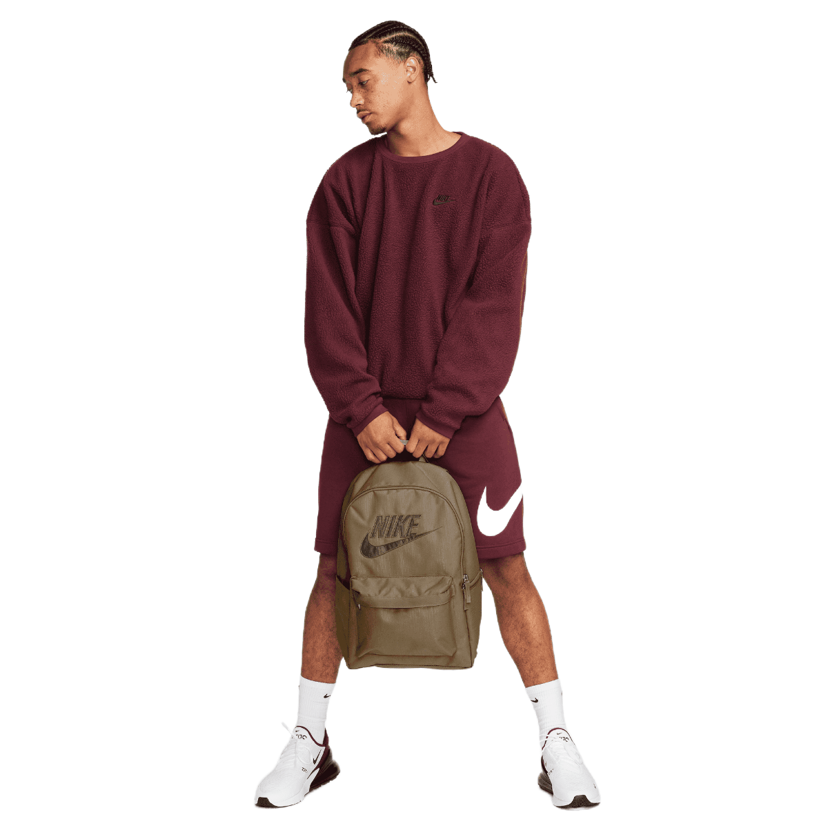 Nike Heritage Backpack - 25L - Neutral Olive / Neutral Olive / Medium Olive