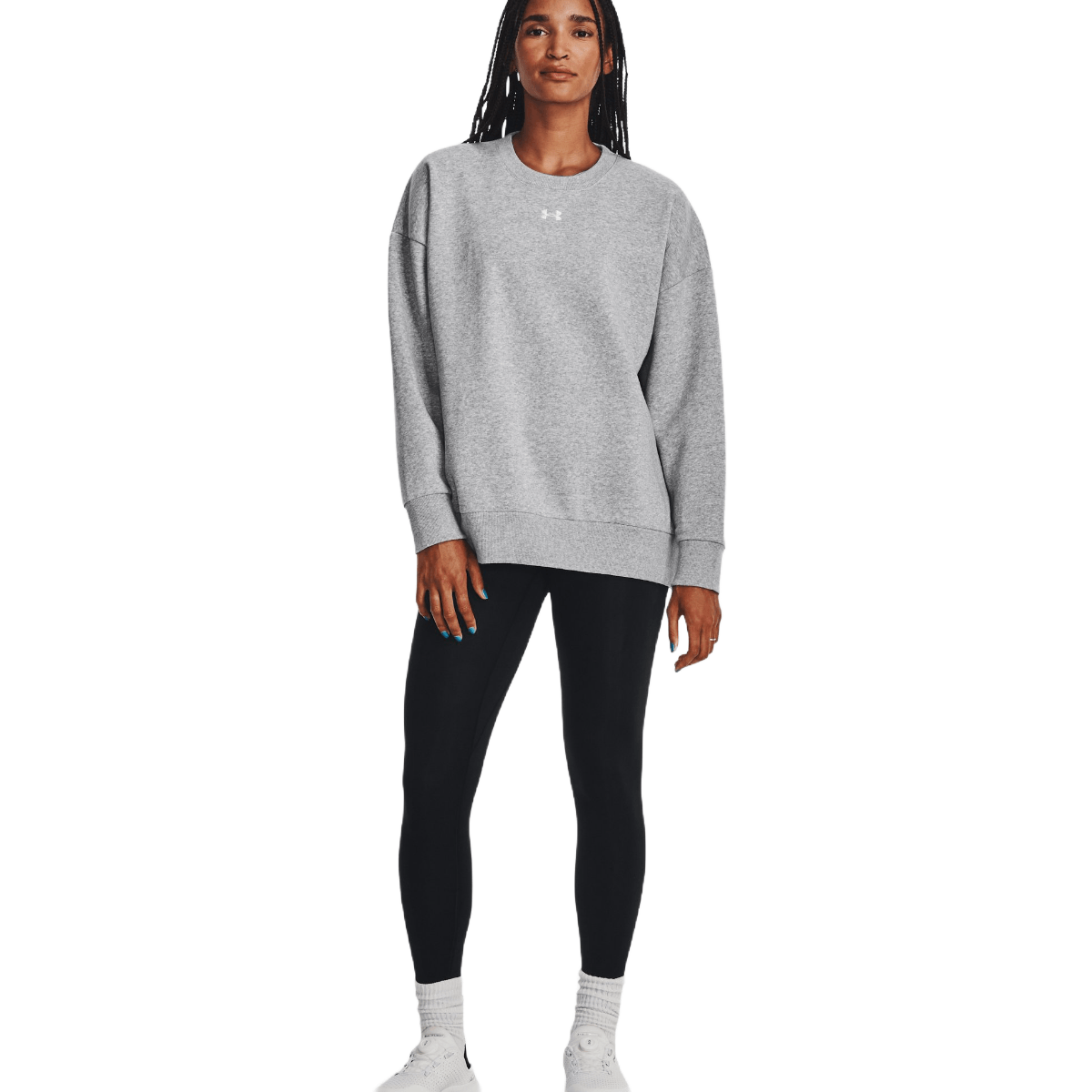 Under Armour Rival Fleece Oversized Crew Shirt - Women's - Als.com