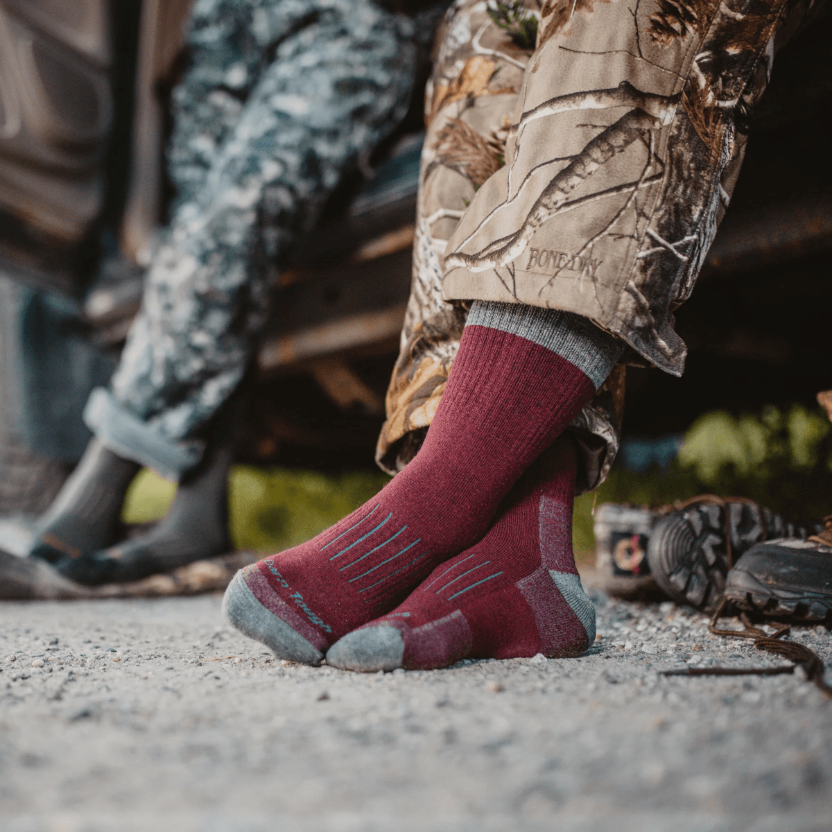 Darn Tough Heavyweight Hunting Sock - Women's - Burgundy S – image 4 of 4