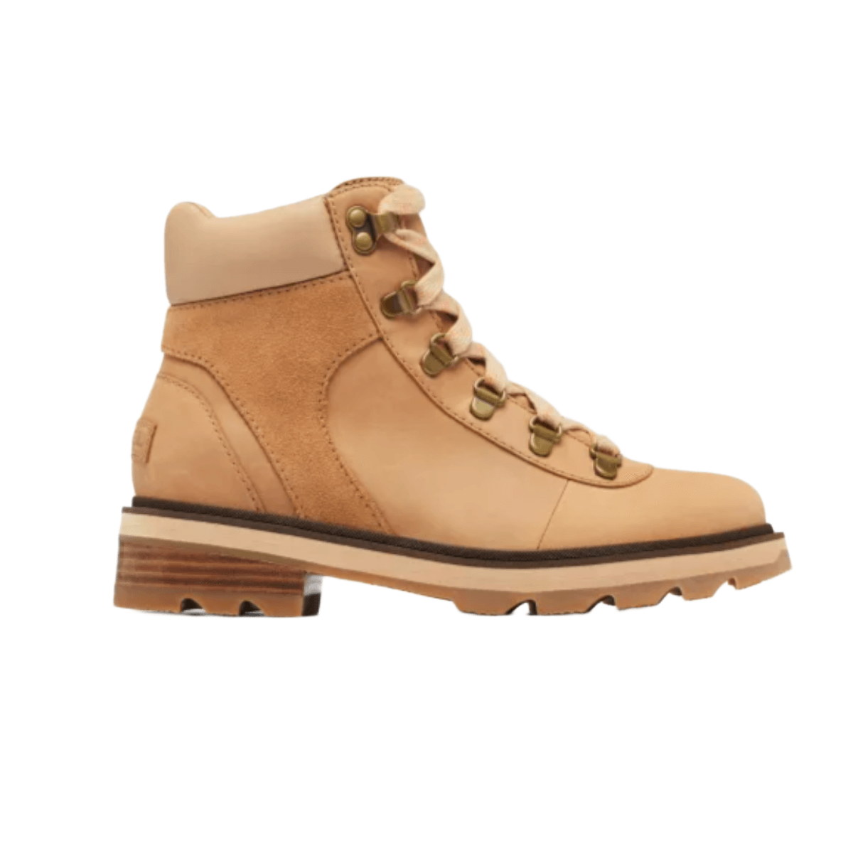 【Sorel】 Lennoxレース STKDスエード hikingブーツ Sorel Women's Lennox Hiker STKD Boot - Canoe/Stone Green