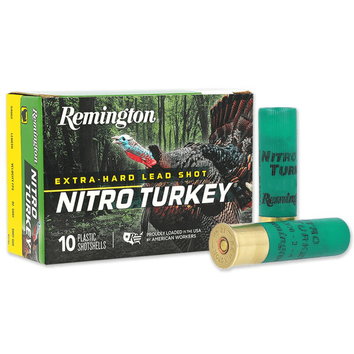 Remington Nitro Turkey 12 Gauge 5 Shot 3.5 Inch Ammunition 10 Rounds ...