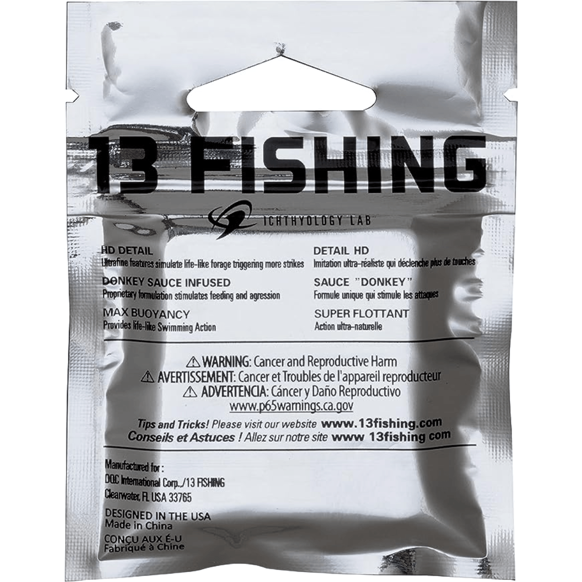 13 Fishing BAMF Panfish Plastics Wonder Bread - Purple Rain 30 mm 30 mm