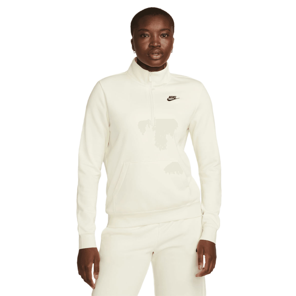 Nike-Sportswear-Club-Fleece-Half-Zip-Sweatshirt---Women-s---Coconut-Milk---Black.jpg