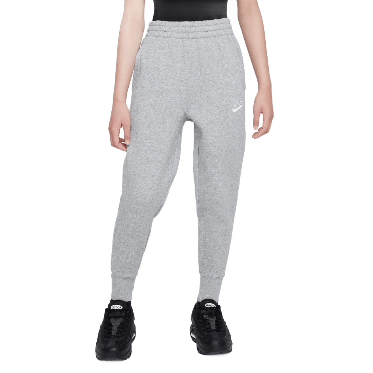 Nike-Sportswear-Club-Fleece-High-Waisted-Fitted-Pant---Girls----Dk-Grey-Heather---Base-Grey---White.jpg