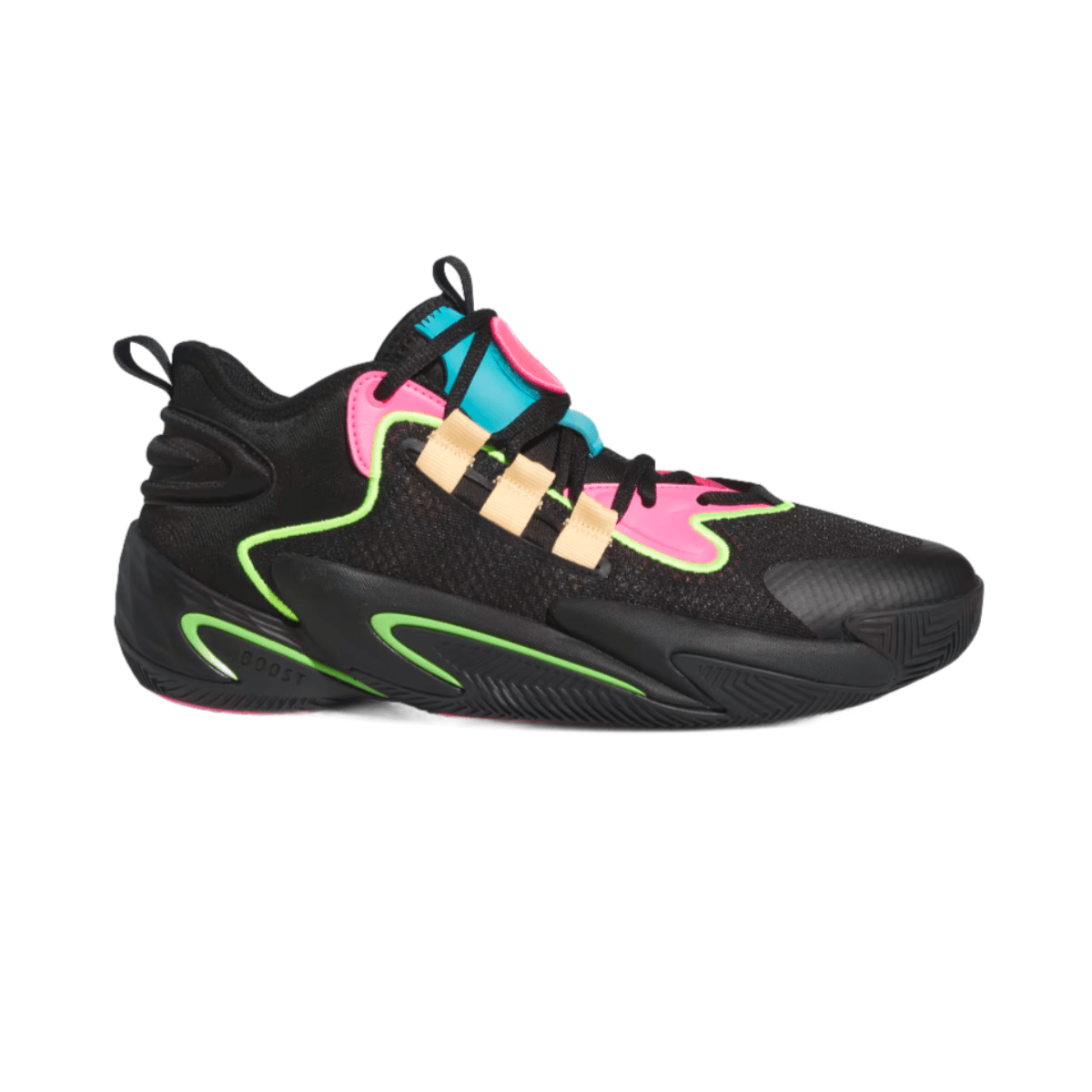 Adidas byW Select Basketball Shoe Men s Core Black Acid Orange Lucid Pink 11