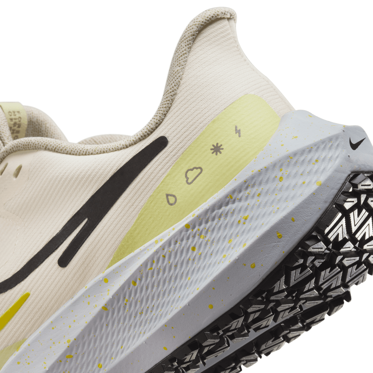 Nike Pegasus 39 Shield Running Shoe Women s Pale Ivory Black Neutral Olive 7