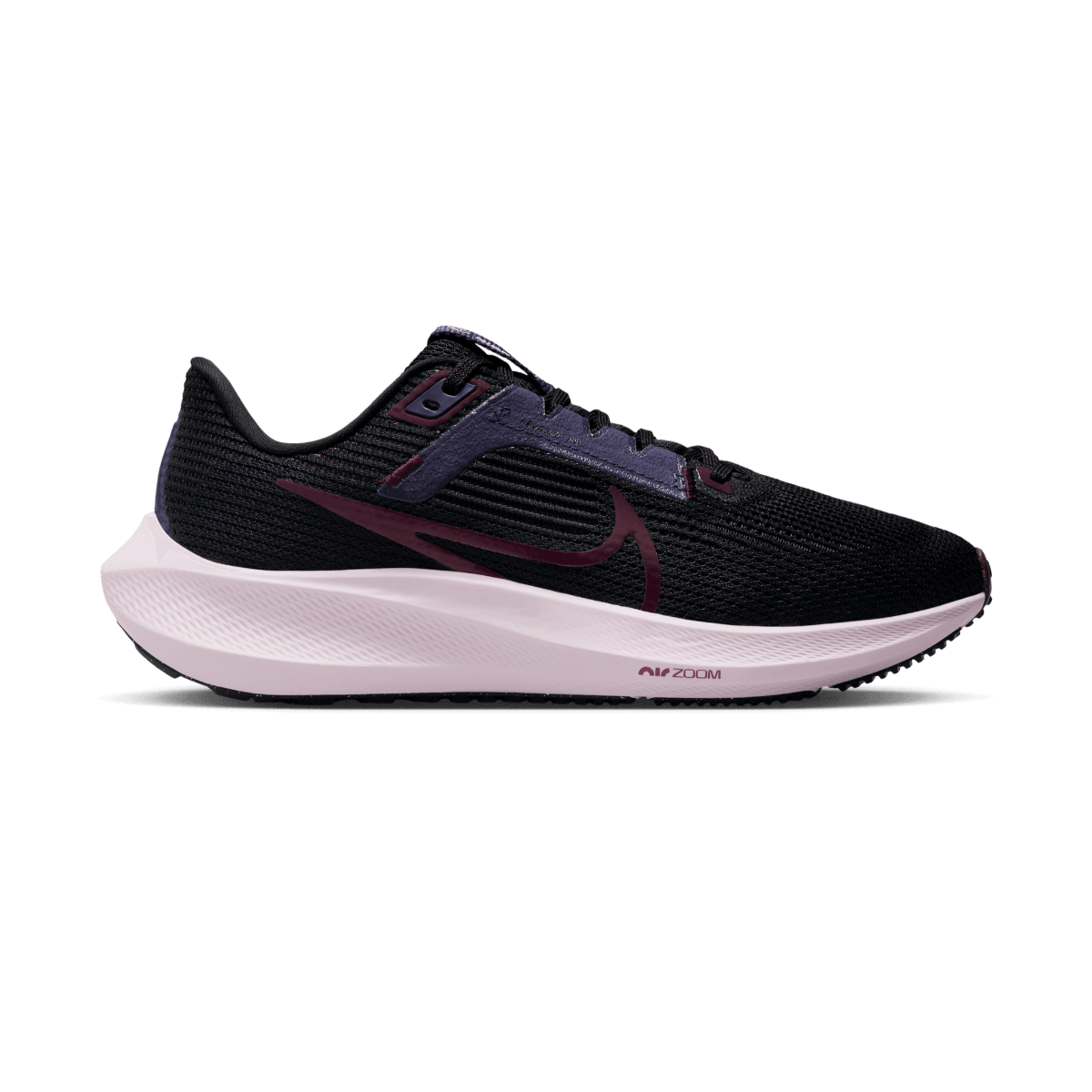 Women s Nike Pegasus 40 Black Night Maroon 7