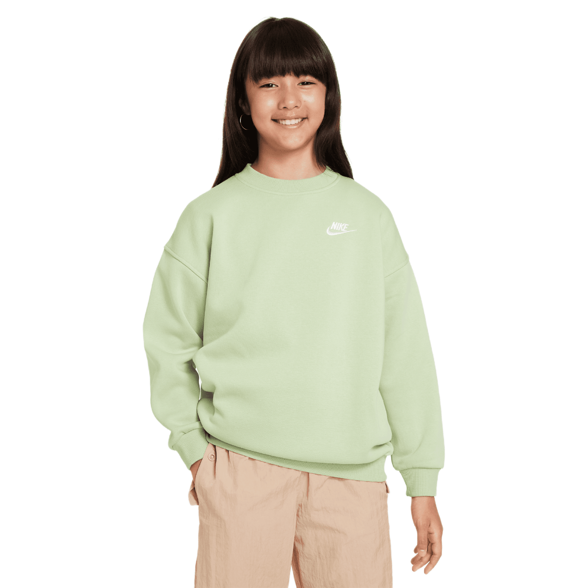 Nike-Sportswear-Club-Fleece-Oversized-Sweatshirt---Girls--Honeydew---White-XS.jpg