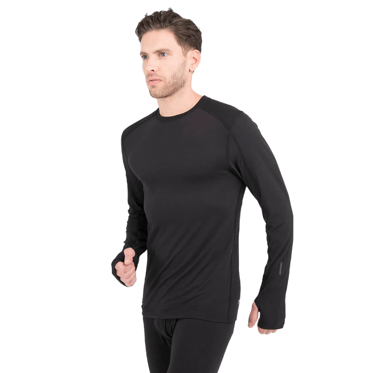Terramar Sports Thermolator 2.0 Performance Baselayer Shirt - Men's - Black M