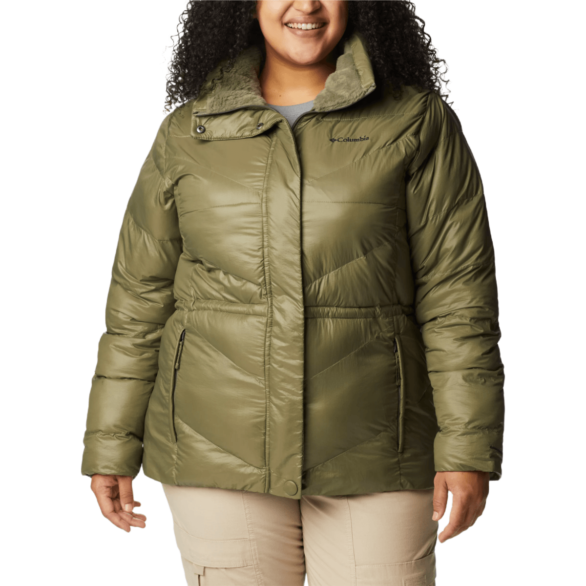 Columbia-Peak-To-Park-II-Insulated-Hooded-Jacket---Women-s-Stone-Green-Gunmetal-1X.jpg