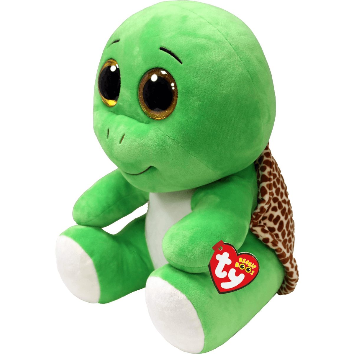 Ty Turbo Green Turtle Large Beanie Boo Plush - Main Image