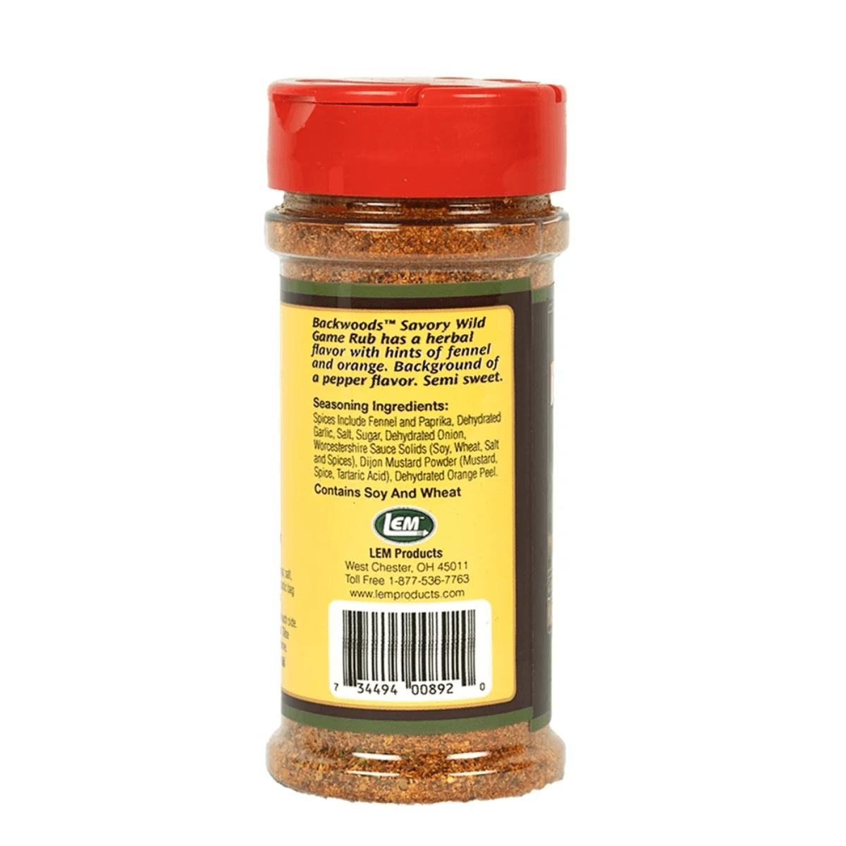 LEM Products Savory Wild Game Rub - 1232784