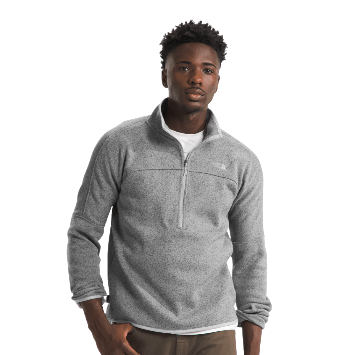 Zipper North Face Mens Fleece Pullover The North Face 100 Glacier