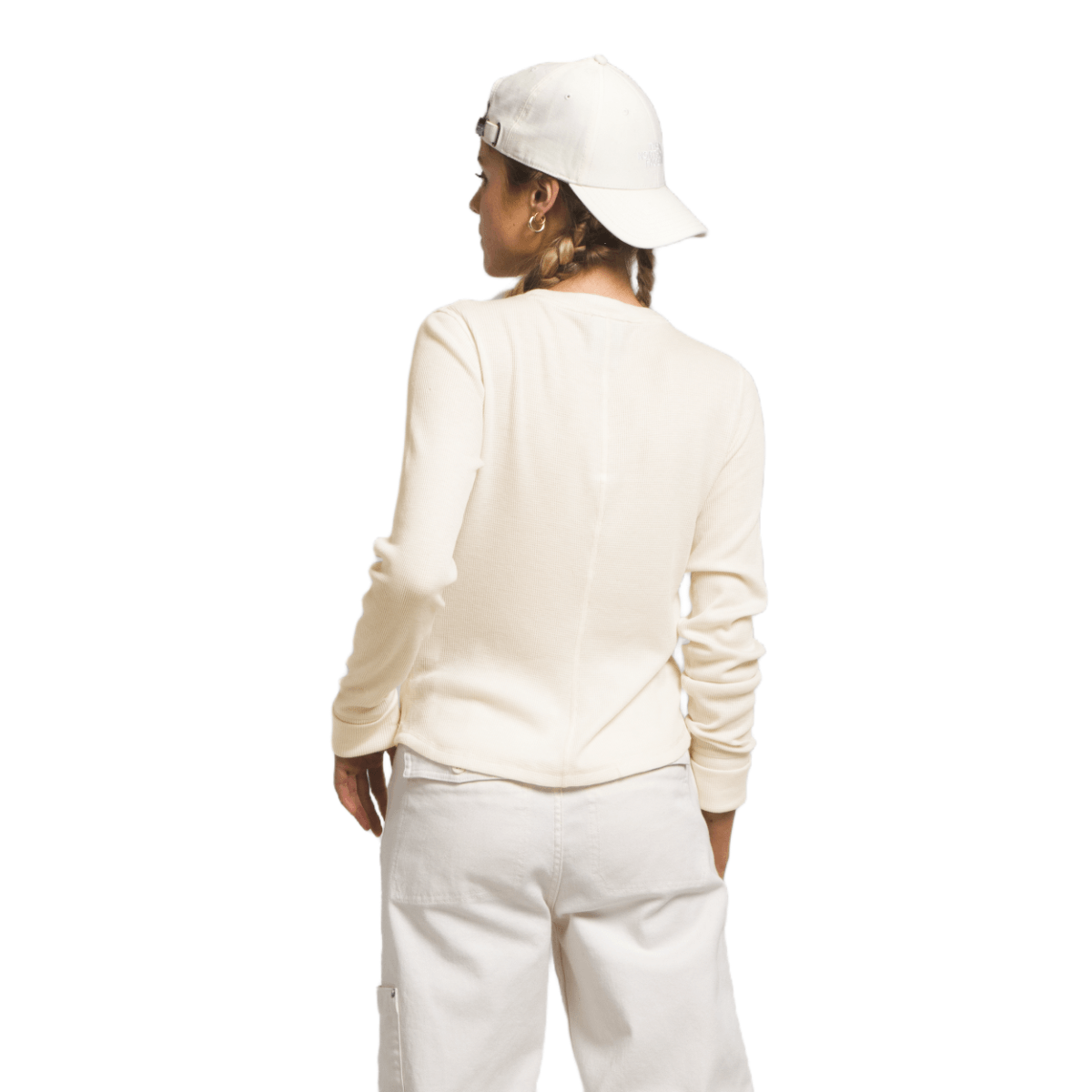 ★THE NORTH FACE★WAFFLE L/S R/TEE★ Women M TNF The North Face Outerlands Chabot Waffle Thermal
