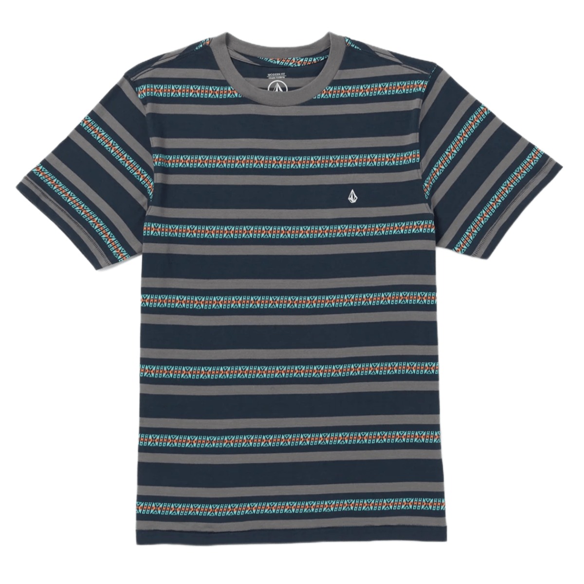 『TEN WOLF S/S NAVY XS』 Volcom Seed Stone Crew Short Sleeve Shirt - Men's - Als.com
