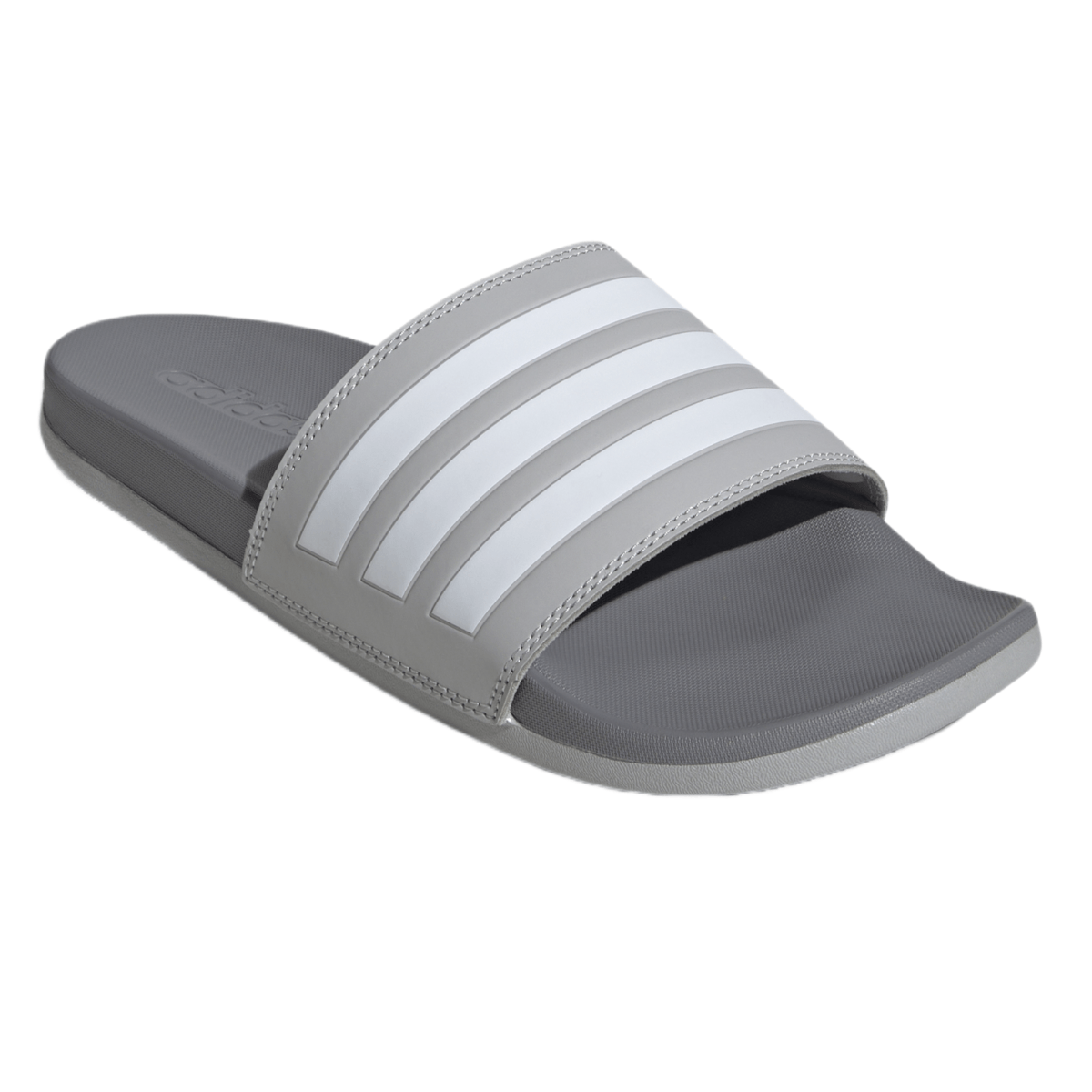 Adidas slides gray on sale