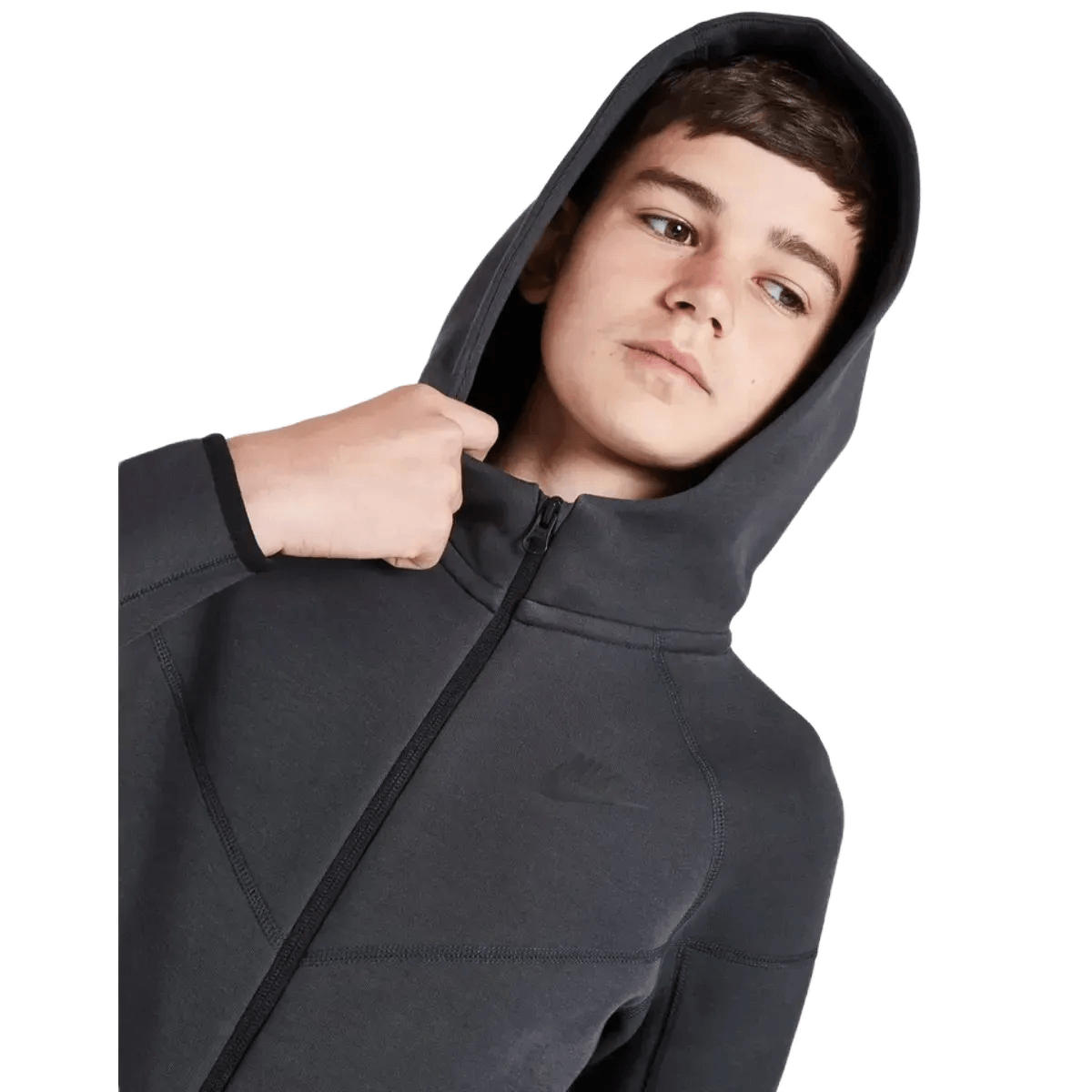 nike fleece black hoodie