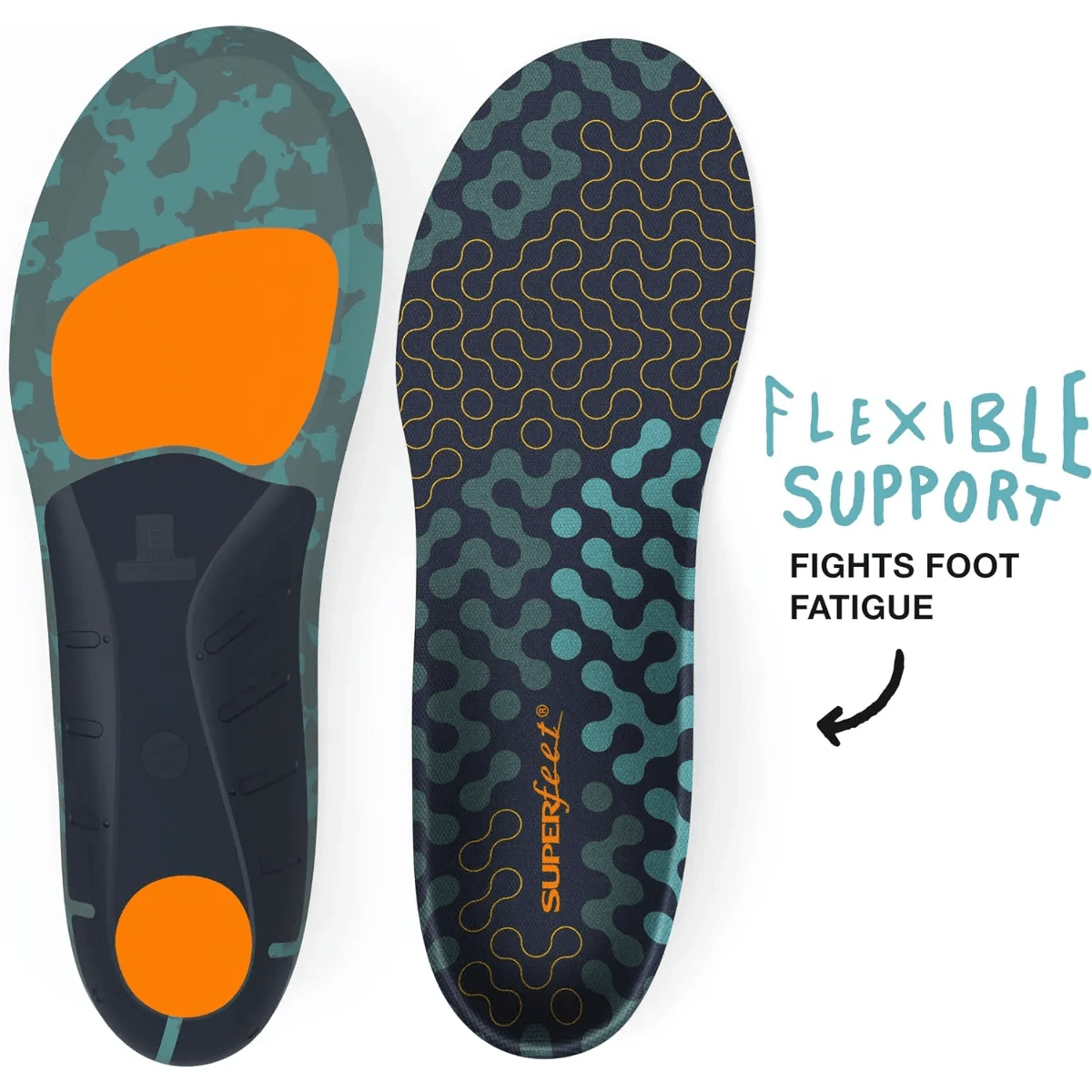 Superfeet Run Cushion High Arch Insoles - Als.com