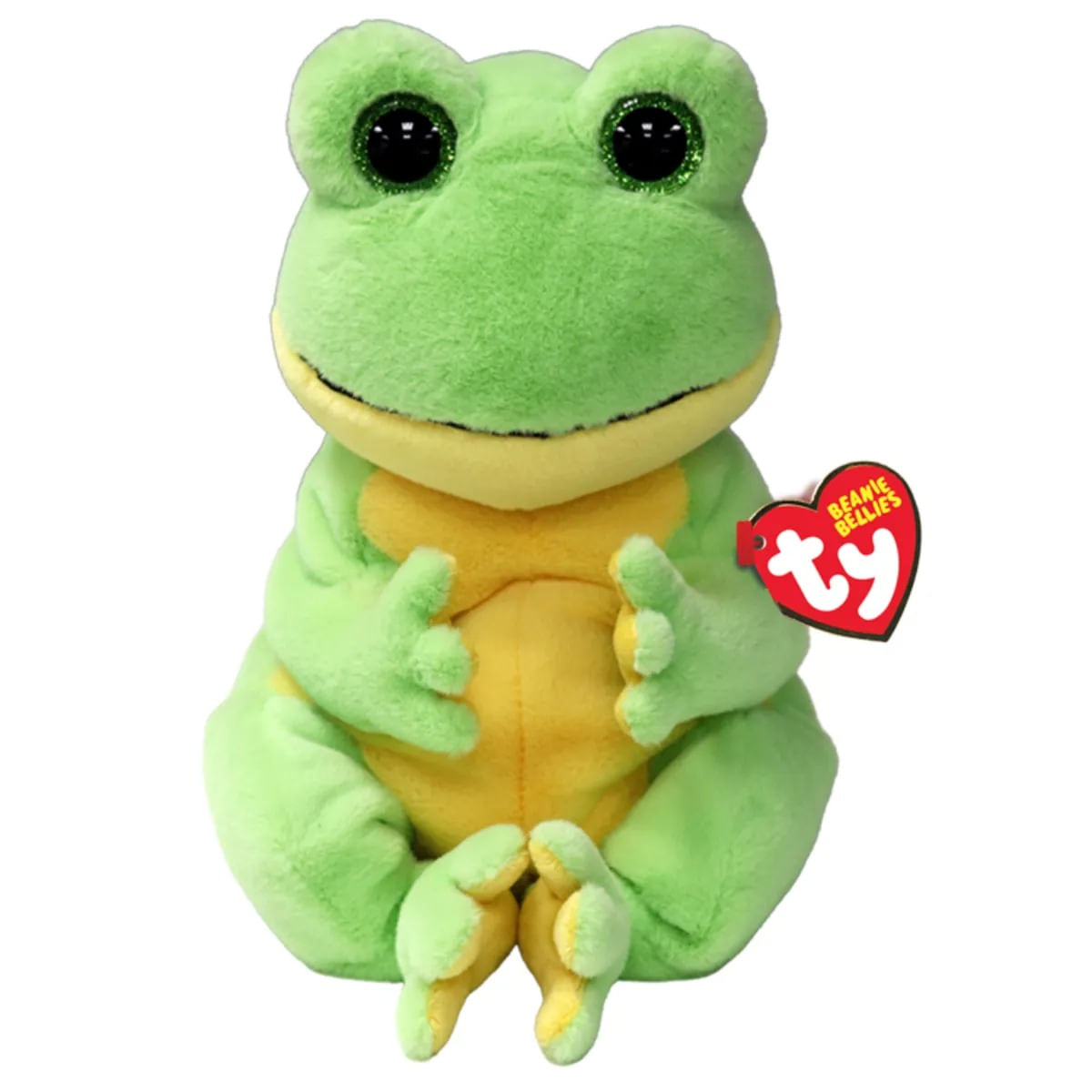 NWEB---TY-BEANIE-BABY-SNAPPER-Frog-Green-Belly-M.jpg