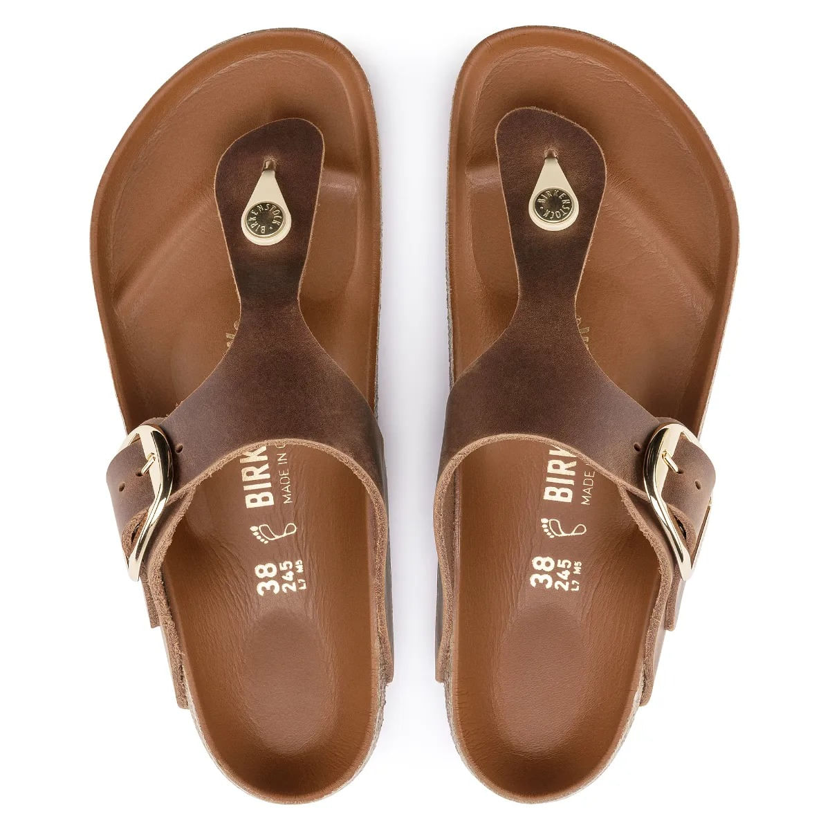 Birkenstock Gizeh Big Buckle Oiled Leather Sandal - Women's