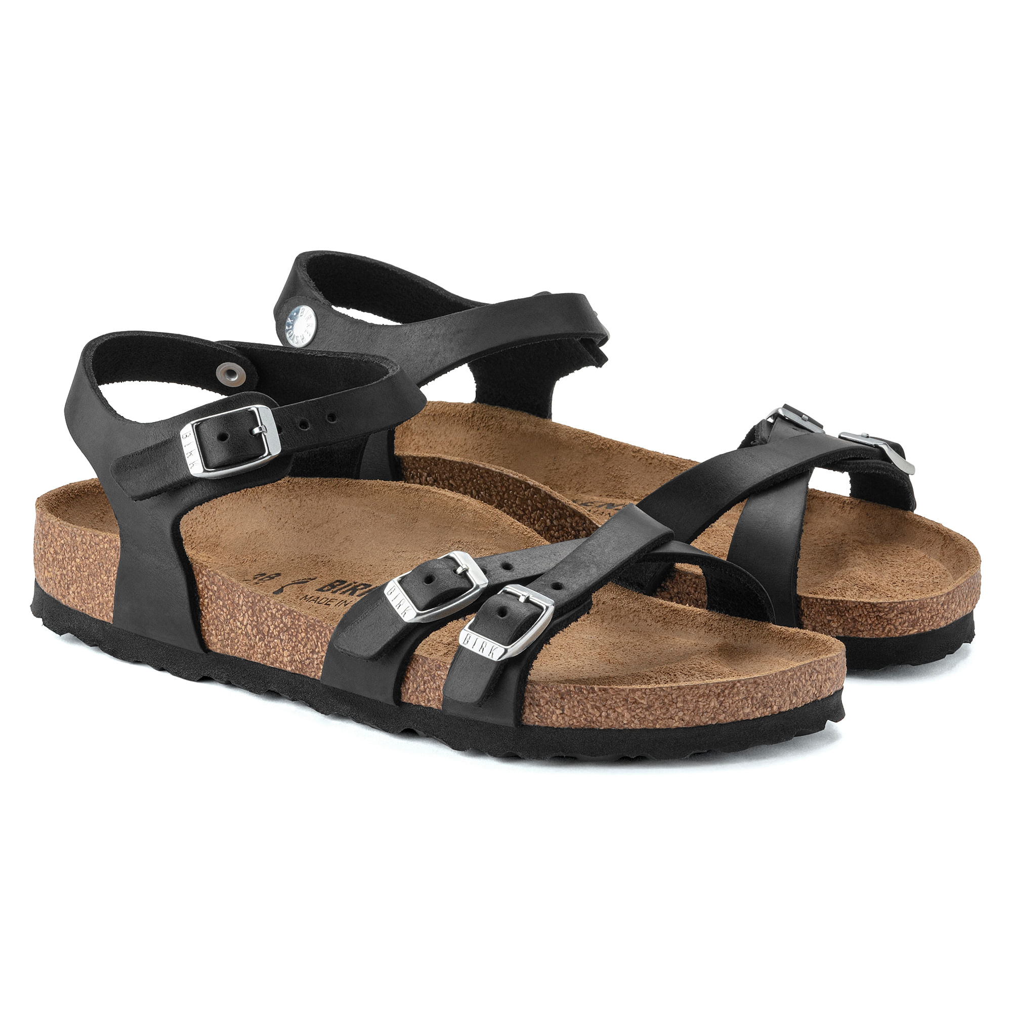 ほぼ新品美品BIRKENSTOCK ブラック 37(24cm) Birkenstock】ビルケンシュトック ブラック系 37 - メルカリ