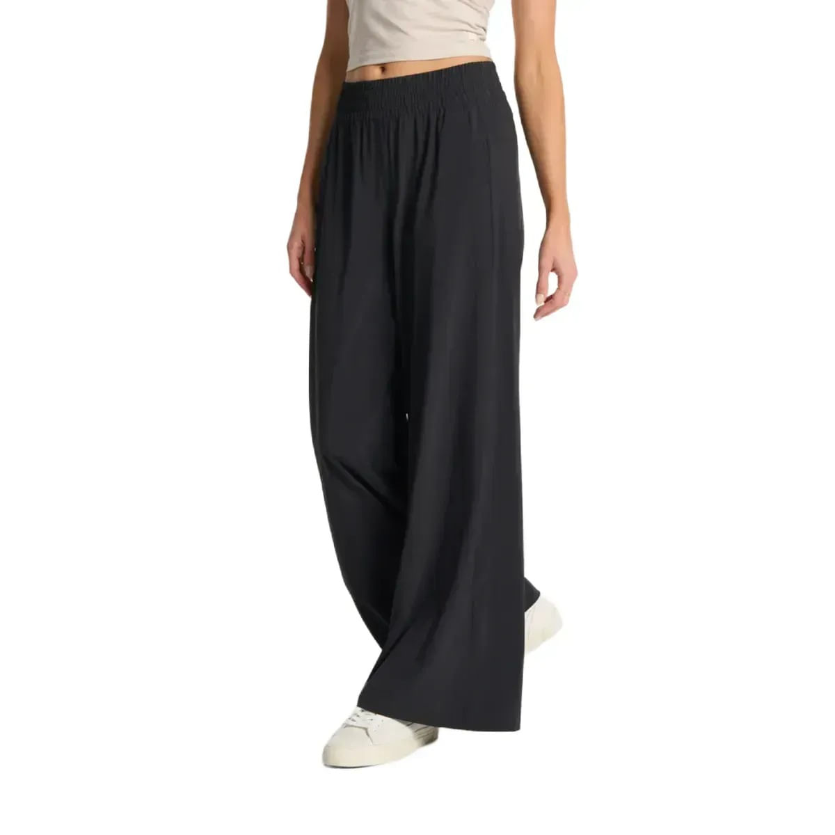 VU(ヴウ)knee wide pants vu-a22-p10[BLACK]_ Women's Meta Wideleg | Black Tailored Pants | Vuori