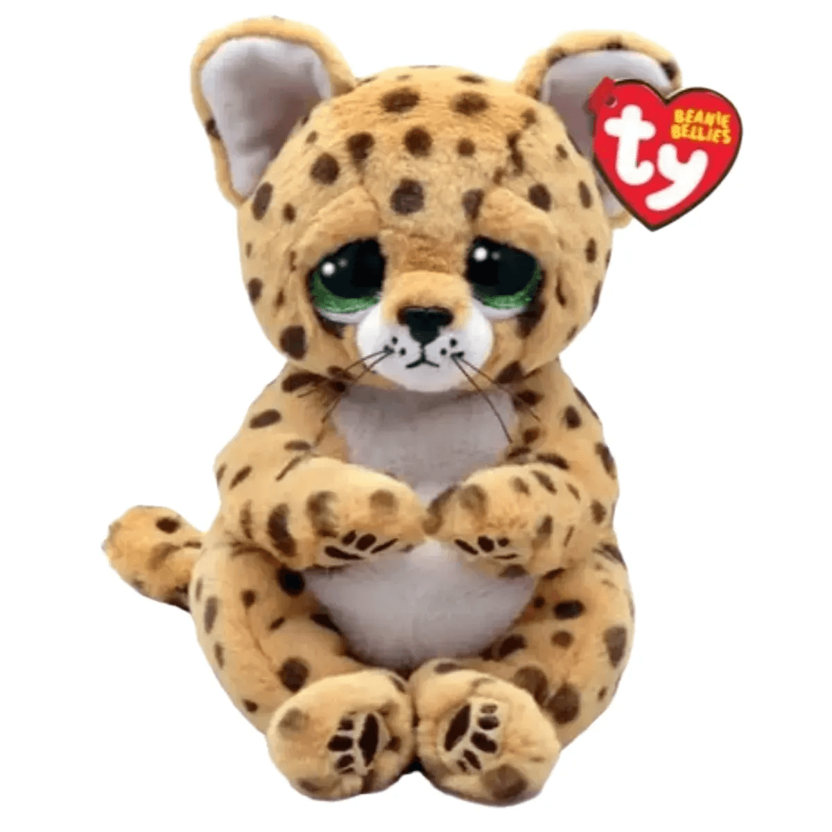 NWEB---TY-BEANIE-BABY-LLOYD-Leopard-Tan-Belly-M.jpg