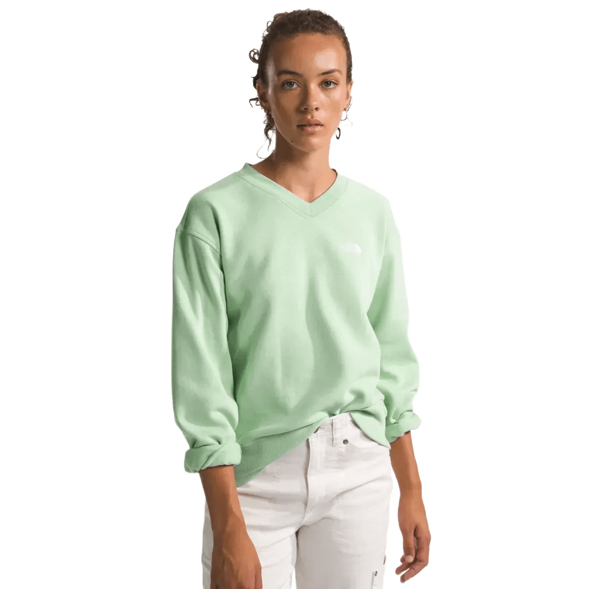 (取寄) ノースフェイス レディース エボリューション V-ネック スウェットシャツ The North Face women Evolution V-Neck Sweatshirt TNF Black The North Face Evolution V-Neck Sweatshirt - Women's - Als.com