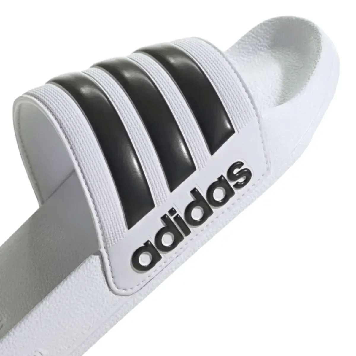 Adidas Mens Adilette Shower Slides White Black 13